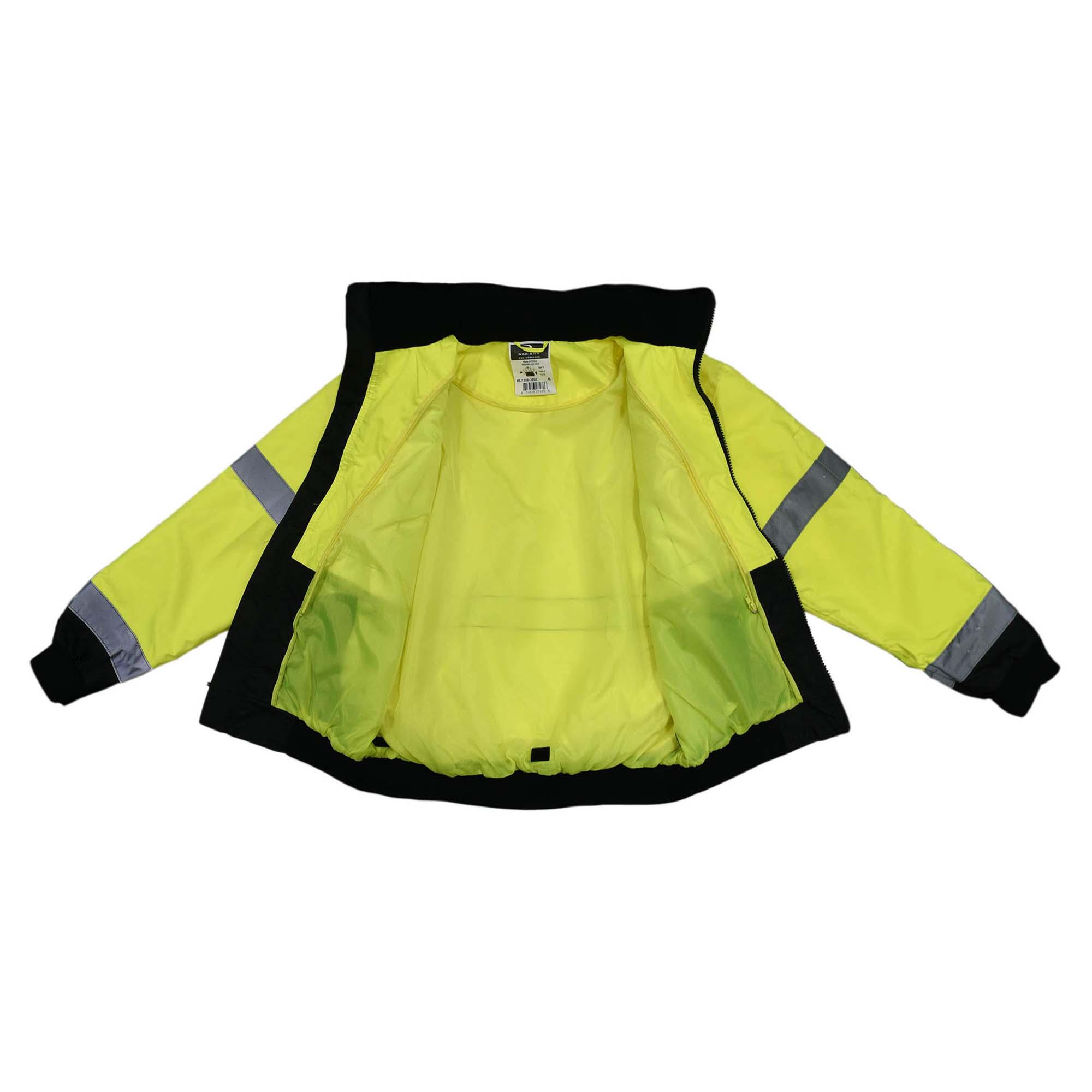 Radians SJ110B-3ZGS Type R Class 3 Two-in-One Bomber Jacket - Yellow ...