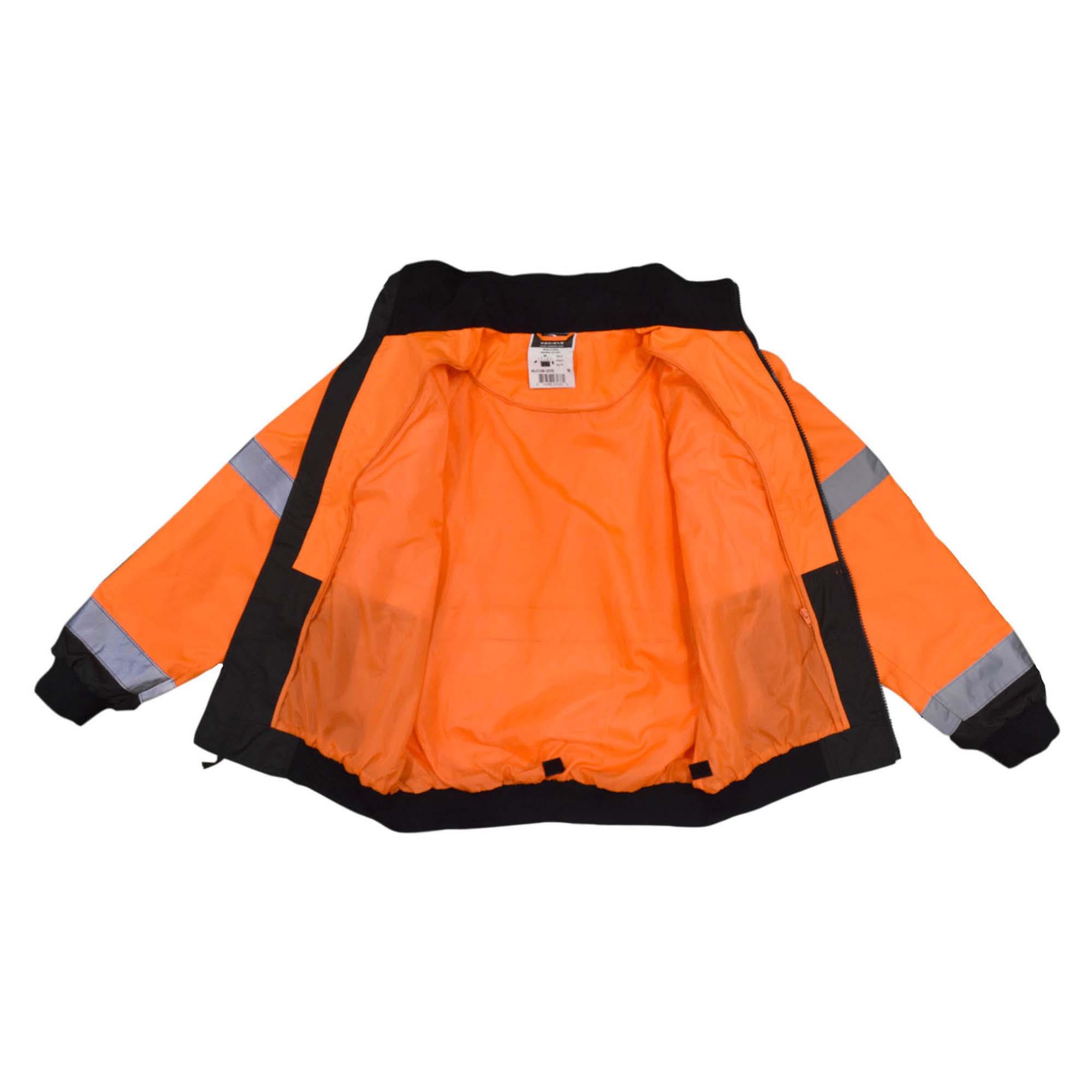 Radians SJ110B-3ZOS Type R Class 3 Two-in-One Bomber Jacket - Orange ...