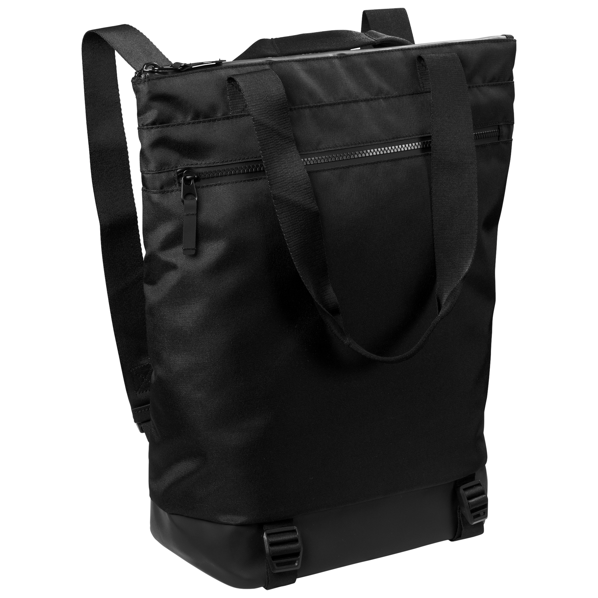 Mercer+Mettle MMB202 Convertible Tote - Deep Black