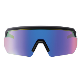 Ergodyne Aegir 55007 Safety Glasses - Black Frame - Blue Mirror Lens
