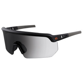 Ergodyne Aegir 58310 Anti Scratch Safety Glasses - Black Frame - Photochromic Anti-Fog Lens