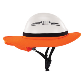 Ergodyne Chill-Its 6661 Universal Hard Hat Brim with Neck Shade - Orange