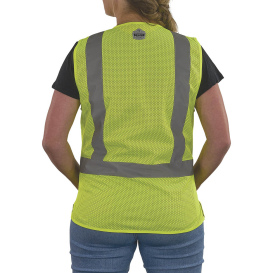 Ergodyne GloWear 8210ZW-S Type R Class 2 Womens Safety Vest - Lime