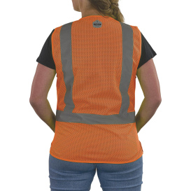 Ergodyne GloWear 8210ZW-S Type R Class 2 Womens Safety Vest - Orange