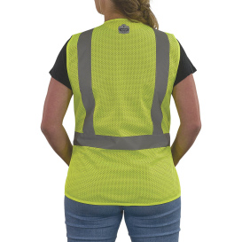 Ergodyne GloWear 8215BAW-S Type R Class 2 Women\'s Breakaway Vest - Lime