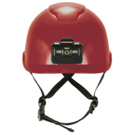 Ergodyne Skullerz 8976LED Type 2 Class E Safety Helmet with LED Light - Red