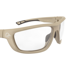 Ducks Unlimited DU-FF1 Full Frame Shooting Glasses - Tan Frame - Clear Lens