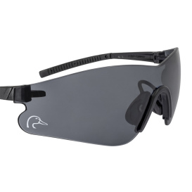 Ducks Unlimited Y1-1020C Youth Shooting Glasses - Black Frame - Smoke Lens