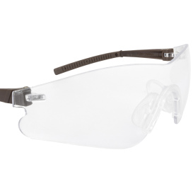 Ducks Unlimited Y1-3010C Youth Shooting Glasses - Brown Frame - Clear Lens