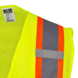 Radians SV6-2ZGM Type R Class 2 Two-Tone Surveyor Safety Vest - Yellow/Lime