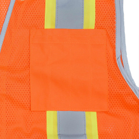 Radians SV6HO Type R Class 2 Heavy Duty Two Tone Surveyor Safety Vest - Orange