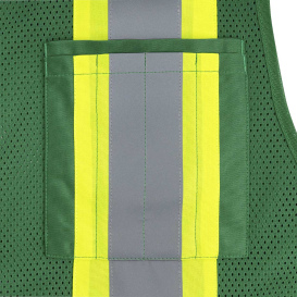 Radians SV6P Type O Class 1 Mesh Surveyor Safety Vest - Hunter Green