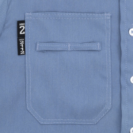Neese VTS5VSH Tecasafe One 5.7 oz Vented FR Shirt - Light Blue