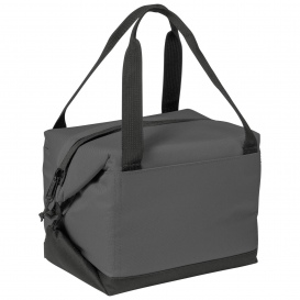 Port Authority BG515 6-Can Collapsible Cooler - Charcoal/Dark Charcoal