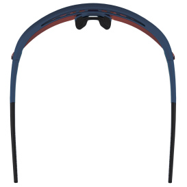 Ergodyne Aegir 55210 Safety Glasses - Matte Blue Frame - Color Enhancing Mirror Red Lens