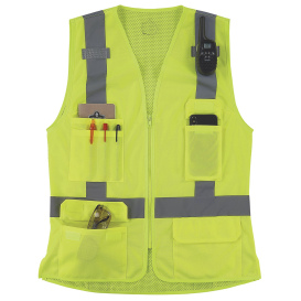 Ergodyne GloWear 8247ZW-S Type R Class 2 Women\'s Surveyor Safety Vest - Lime