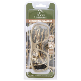 Ducks Unlimited DU-FF1 Full Frame Shooting Glasses - Tan Frame - Clear Lens