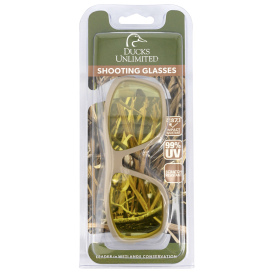 Ducks Unlimited DU-FF1 Full Frame Shooting Glasses - Tan Frame - Amber Lens