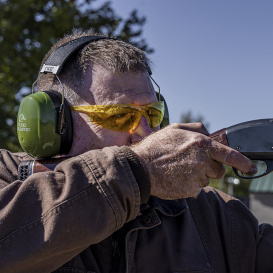 Ducks Unlimited FL1-0440C Frameless Shooting Glasses - Amber Frame - Amber Lens