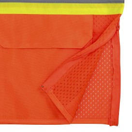 Radians SV232-2 Type R Class 2 Mesh Two-Tone Surveyor Safety Vest - Orange