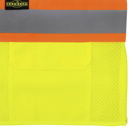 Radians SV232-3ZGM Type R Class 3 Dual Side Zipper Two-Tone Safety Vest - Yellow/Lime