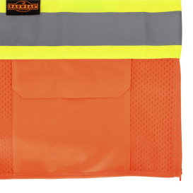 Radians SV232-3ZOM Type R Class 3 Dual Side Zipper Two-Tone Safety Vest - Yellow/Lime