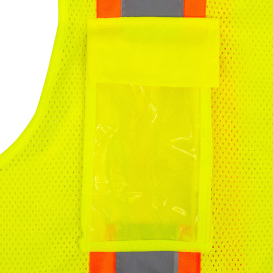 Radians SV6-2ZGM Type R Class 2 Two-Tone Surveyor Safety Vest - Yellow/Lime