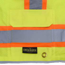 Radians SV6HG Type R Class 2 Heavy Duty Two Tone Surveyor Safety Vest - Yellow/Lime