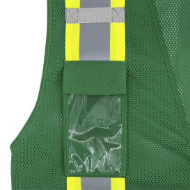 Radians SV6P Type O Class 1 Mesh Surveyor Safety Vest - Hunter Green