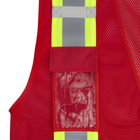 Radians SV6P Type O Class 1 Mesh Surveyor Safety Vest - Red