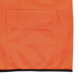Radians SV7E Economy Type R Class 2 Solid Surveyor Safety Vest - Hi-Vis Orange