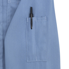 Neese VTS5VSH Tecasafe One 5.7 oz Vented FR Shirt - Light Blue