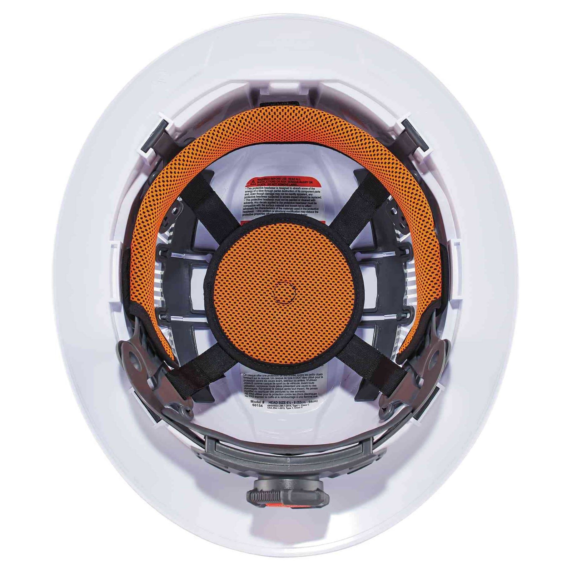 Ergodyne Skullerz 8973LED Full Brim Vented Hard Hat with LED Light