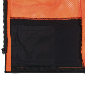 DEWALT DSV851 Type R Class 2 Heavy Duty Tech Surveyor Safety Vest - Orange