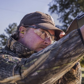 Ducks Unlimited HF1-3020C Half Frame Shooting Glasses - Smoke Lens