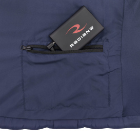 Radians RHG-V202 Women\'s Quilted Heated Vest - Blue