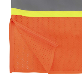 Radians SV232-3ZOM Type R Class 3 Dual Side Zipper Two-Tone Safety Vest - Yellow/Lime