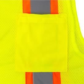Radians SV6-2ZGM Type R Class 2 Two-Tone Surveyor Safety Vest - Yellow/Lime