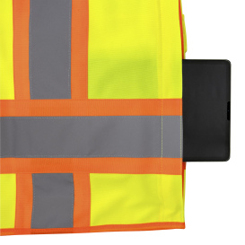 Radians SV69-2ZGM Type R Class 2 Two-Tone Surveyor Safety Vest - Yellow/Lime