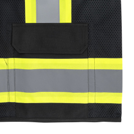 Radians SV6P Type O Class 1 Mesh Surveyor Safety Vest - Black