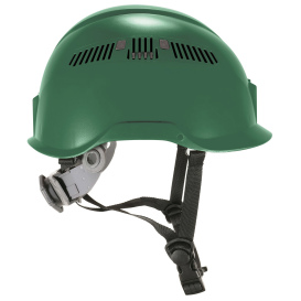 Ergodyne Skullerz 8977 Type 2 Class C Safety Helmet with Adjustable Venting - Green