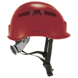 Ergodyne Skullerz 8977 Type 2 Class C Safety Helmet with Adjustable Venting - Red