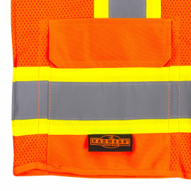 Radians SV6-2ZOM Type R Class 2 Two-Tone Surveyor Safety Vest - Orange