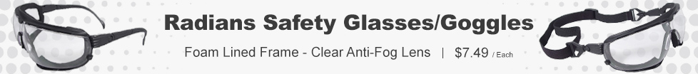 Radians Dagger Safety Glasses Goggles Radians Dagger Safety Glasses Goggles